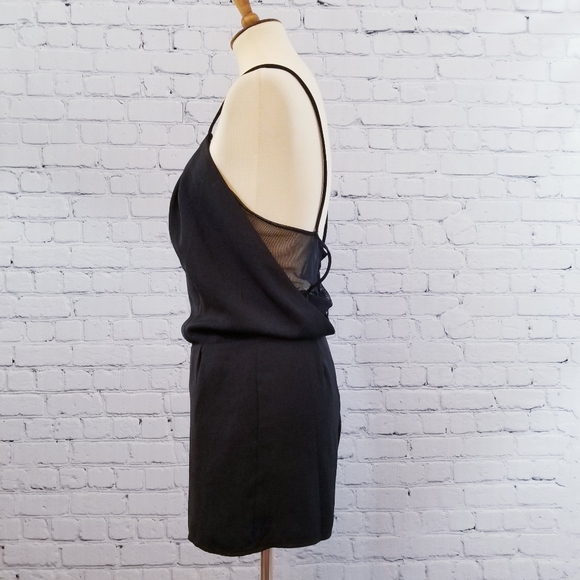 Six Crisp Days Mesh Back Romper, Size S - Picture 12 of 14